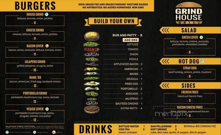 Grindhouse Grill - Greenville, SC menu_pic
