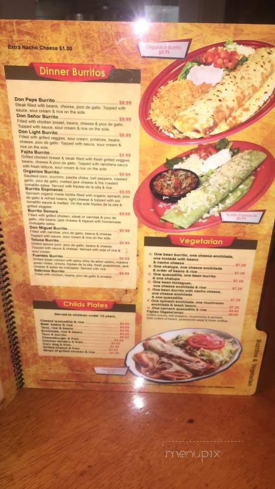 Casa Fuentes Mexican Restaurant - Anderson, SC menu_pic