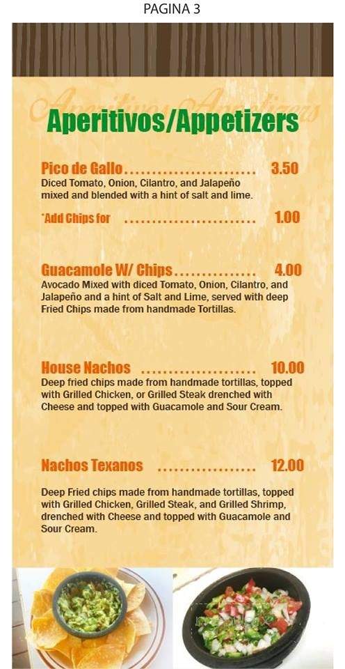 Mi Taco Taqueria - Anderson, SC menu_pic
