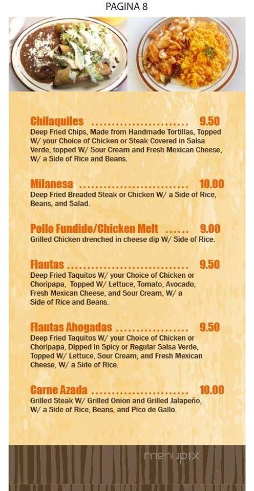 Mi Taco Taqueria - Anderson, SC menu_pic