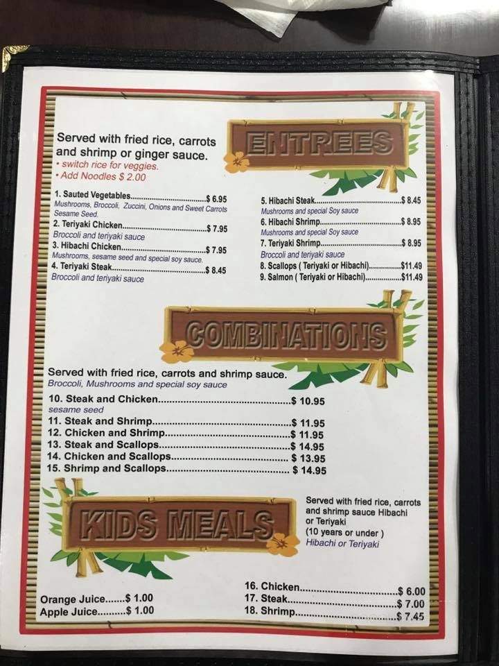 Yumi Express Japanese Restaurant - Easley, SC menu_pic