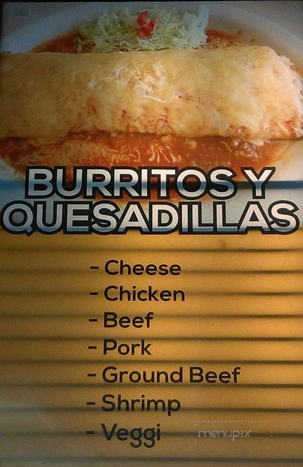 Santana Mexican Grill - Greer, SC menu_pic