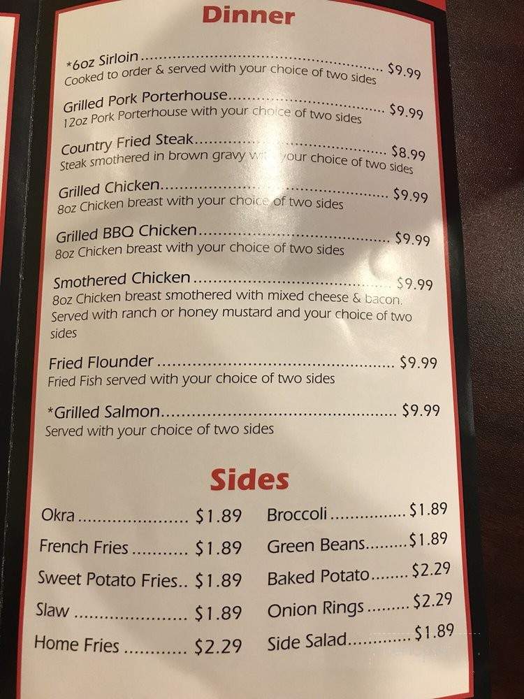 Arnolds of Powdersvilke - Piedmont, SC menu_pic