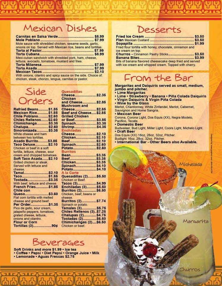 Los Maya's Mexican Grill - Taylors, SC menu_pic