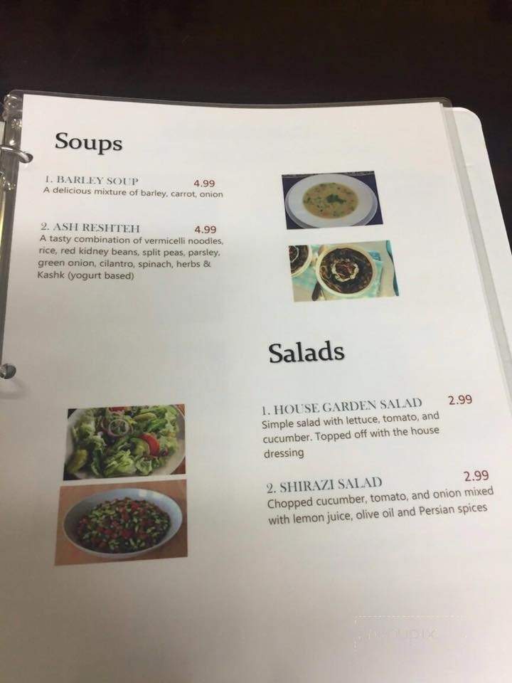 Nayeb Persian Cuisine - Rock Hill, SC menu_pic