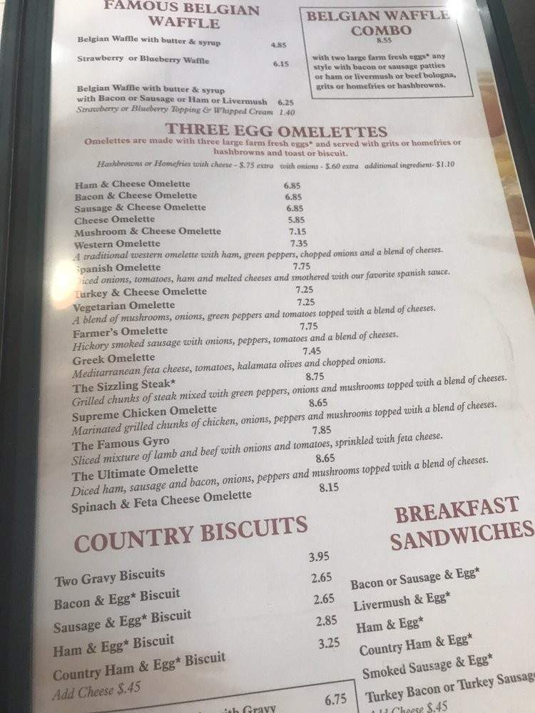 Rock Hill Diner - Rock Hill, SC menu_pic