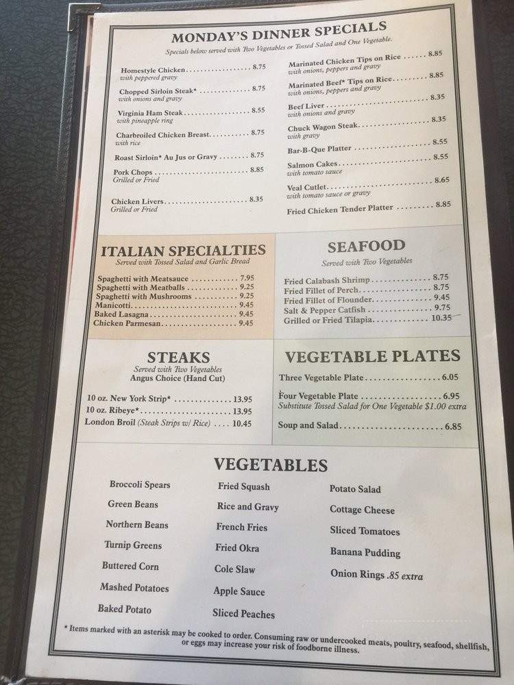 Rock Hill Diner - Rock Hill, SC menu_pic