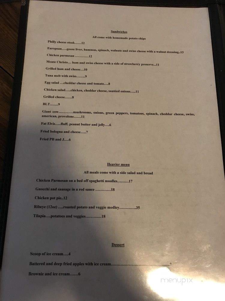 Mikki's All American Cafe - Hilton Head Island, SC menu_pic