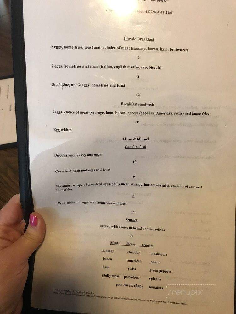 Mikki's All American Cafe - Hilton Head Island, SC menu_pic
