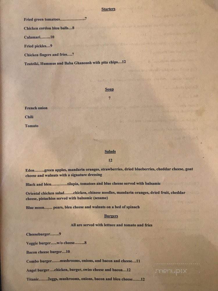 Mikki's All American Cafe - Hilton Head Island, SC menu_pic
