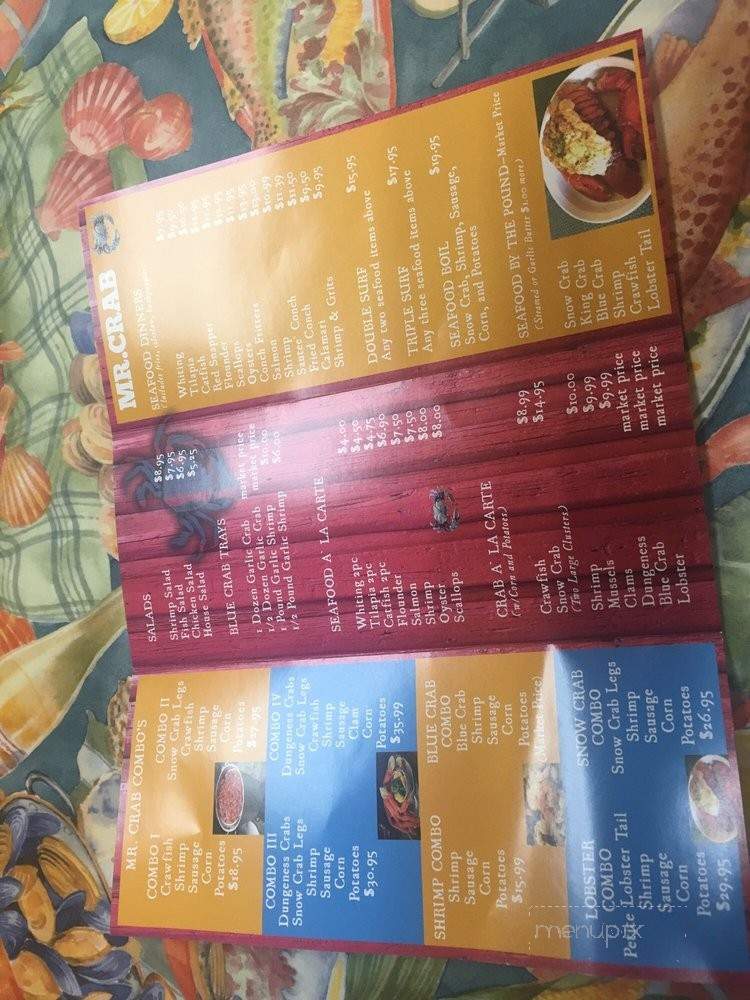 Mr. Crabs Seafood & BBQ - Decatur, GA menu_pic