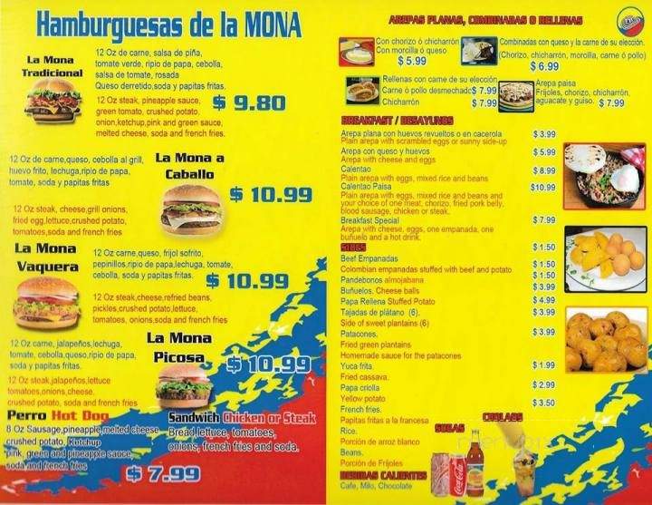 Sabor Latino - Norcross, GA menu_pic