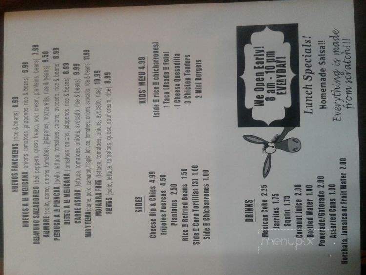 Taco'n Madre - Conyers, GA menu_pic