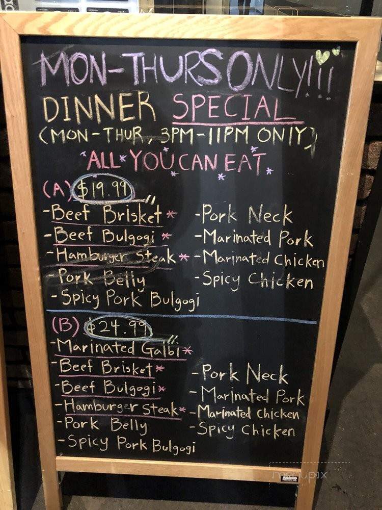 K-BBQ Factory - Duluth, GA menu_pic