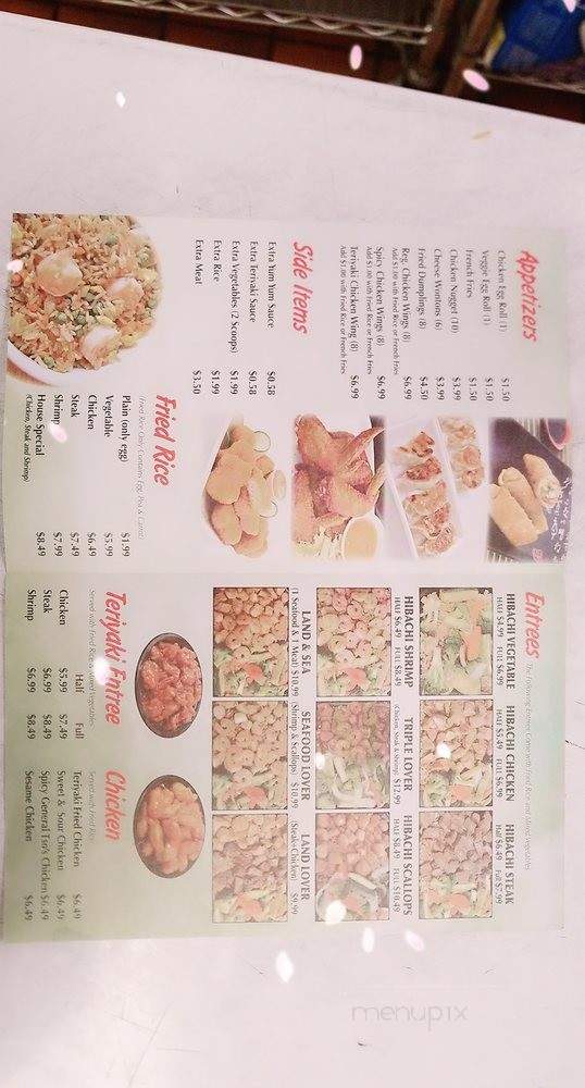Hibachi Express - Carrollton, GA menu_pic
