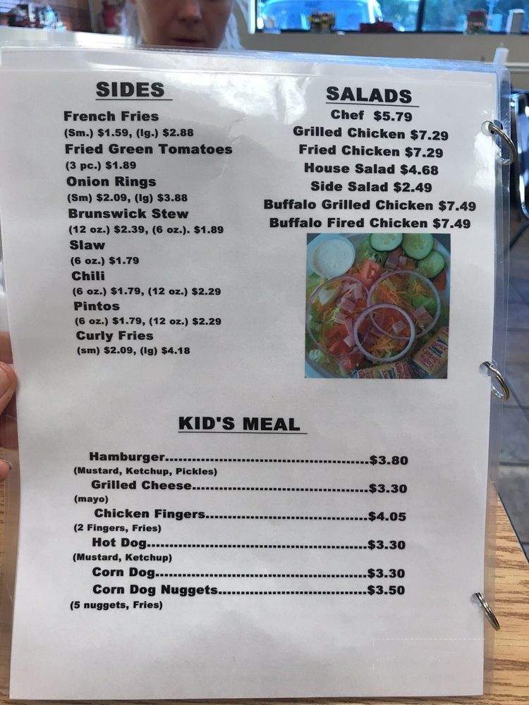 Russell's - Cedartown, GA menu_pic