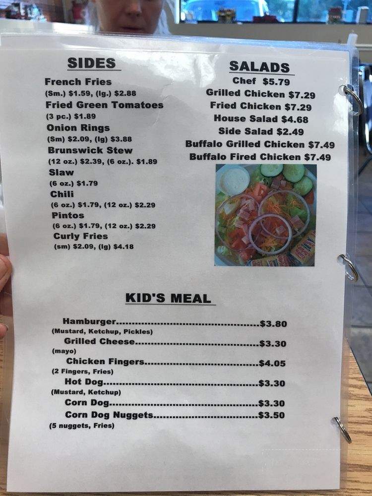 Russell's - Cedartown, GA menu_pic