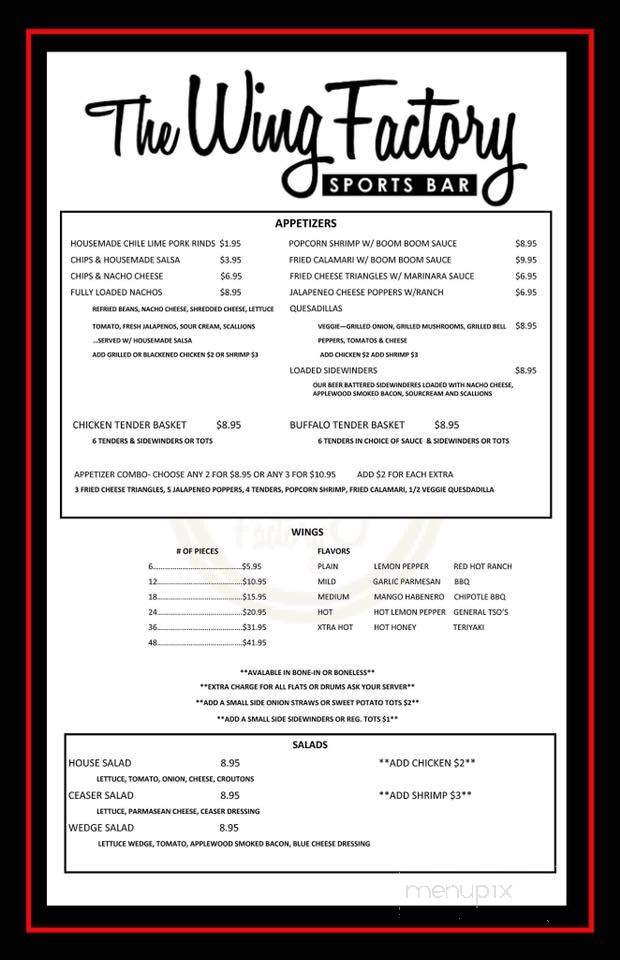 Uncle Bobby's - Griffin, GA menu_pic