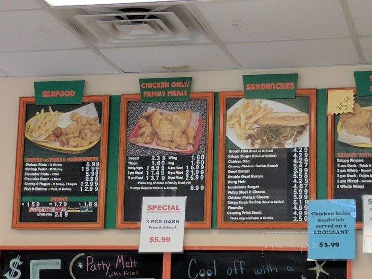 Krispy Chic - Reidsville, GA menu_pic