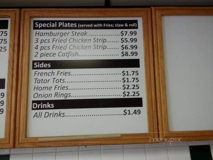 Small Town Grill - Elberton, GA menu_pic