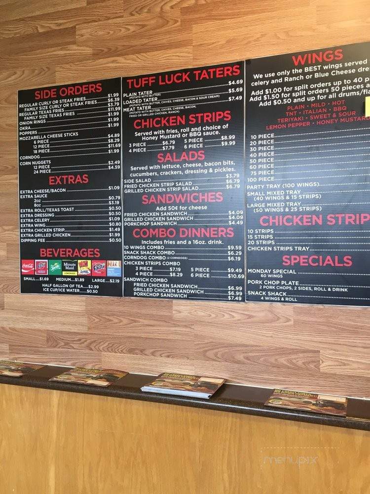 Tuff Luck Cafe - Augusta, GA menu_pic