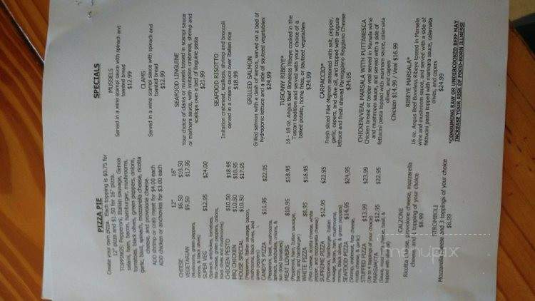 Peter's Cafe - Dudley, GA menu_pic
