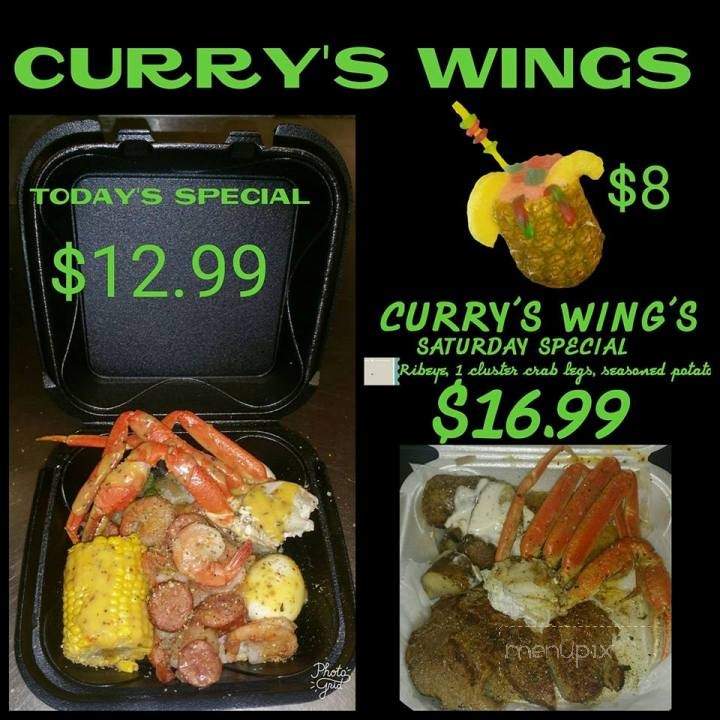 Curry's WINGS & Things - Douglas, GA menu_pic