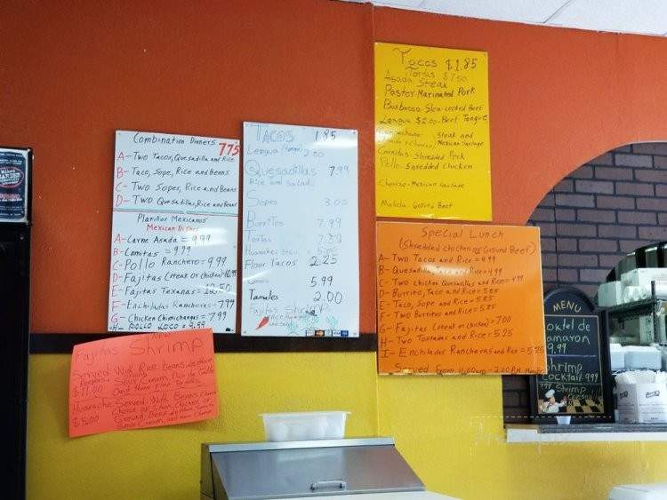 El Taquito Olympico - Ashburn, GA menu_pic