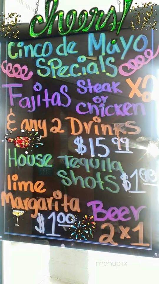 El Patron Mexican Restaurant - Fitzgerald, GA menu_pic