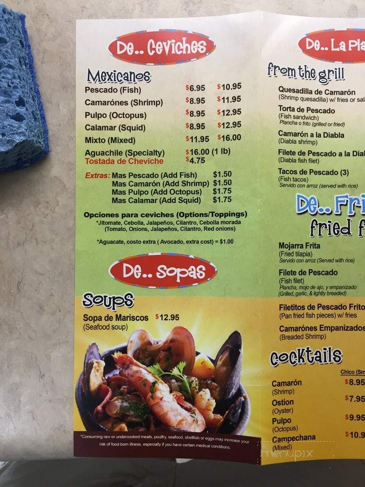 Puras Tortas De Mar Cevicheria - Columbus, GA menu_pic
