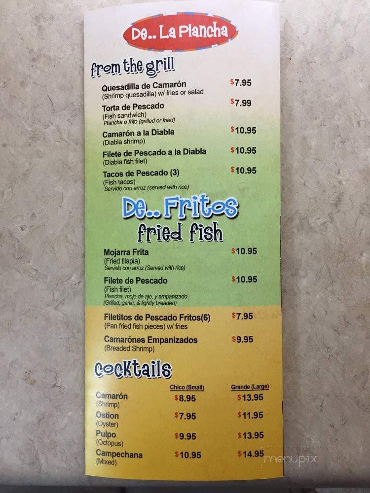 Puras Tortas De Mar Cevicheria - Columbus, GA menu_pic