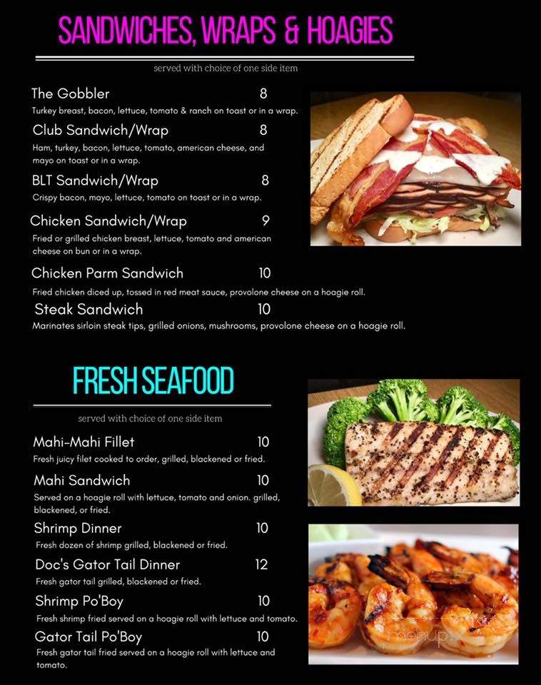 Dalton's Sports Grill - Middleburg, FL menu_pic