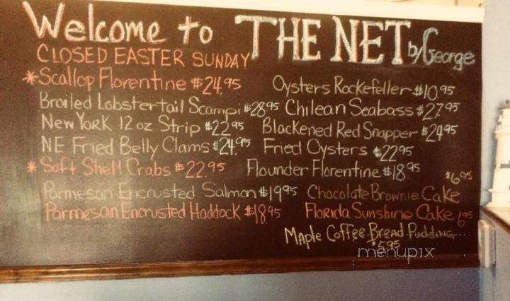 The Net By George - Flagler Beach, FL menu_pic