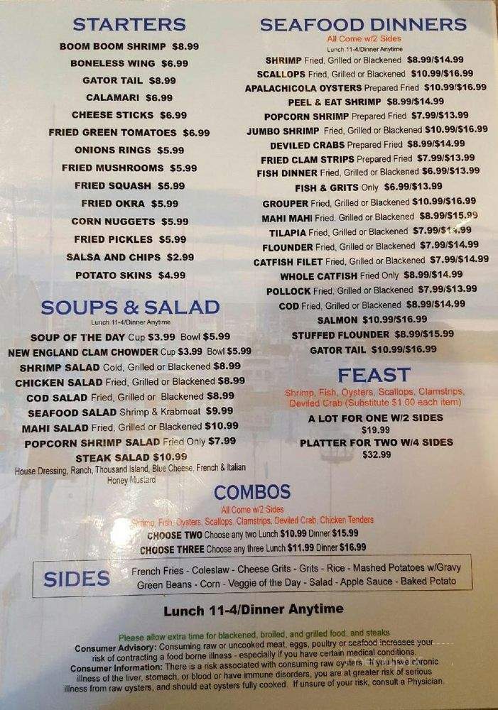 Zoya's Caribbean Cafe - Jacksonville, FL menu_pic
