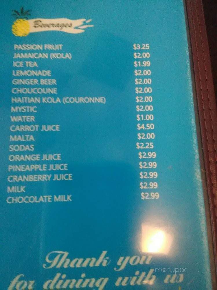 Pineapple's Caribbean American Restaurant - Jacksonville, FL menu_pic