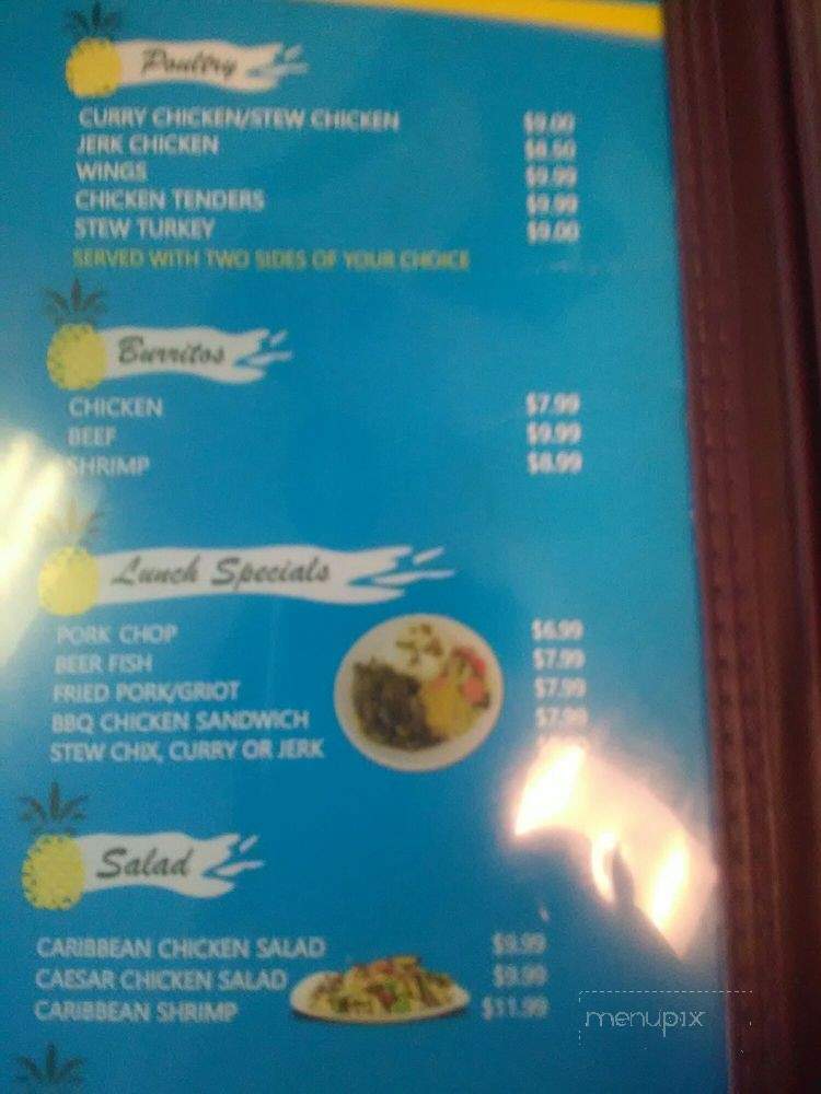 Pineapple's Caribbean American Restaurant - Jacksonville, FL menu_pic