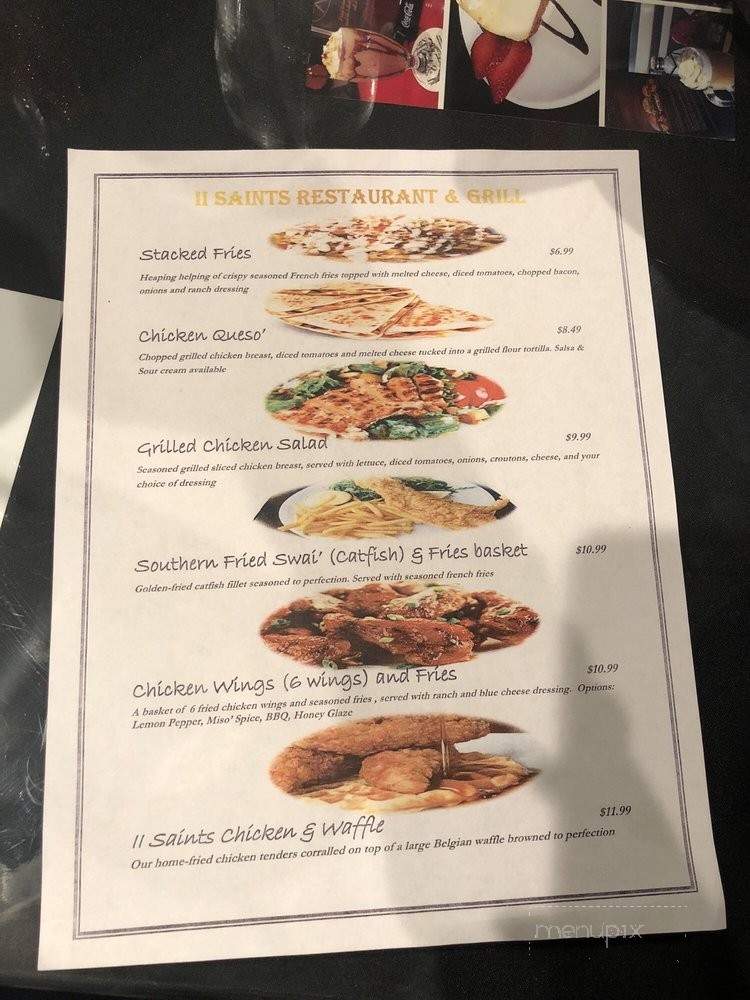 Two Saints Restaurant & Grill - Jacksonville, FL menu_pic