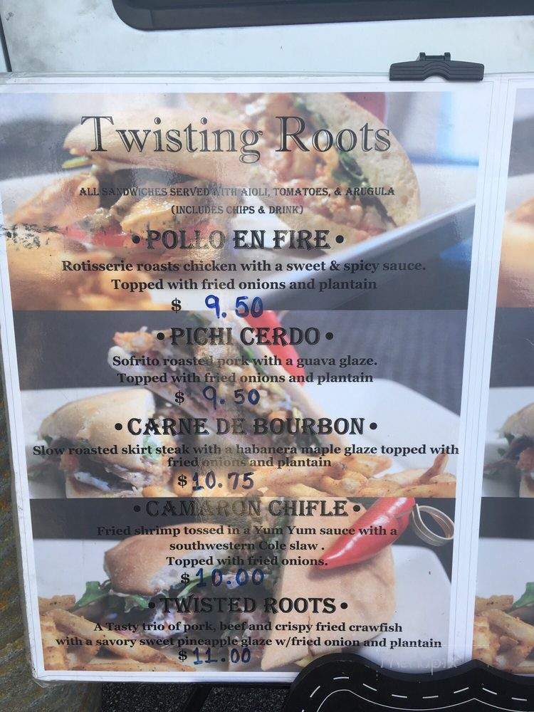 Twisting Roots - Jacksonville, FL menu_pic