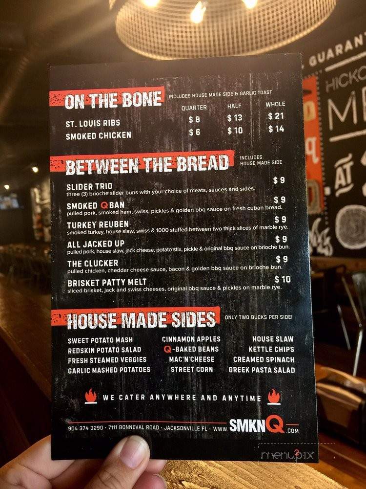 Smkn Q - Jacksonville, FL menu_pic