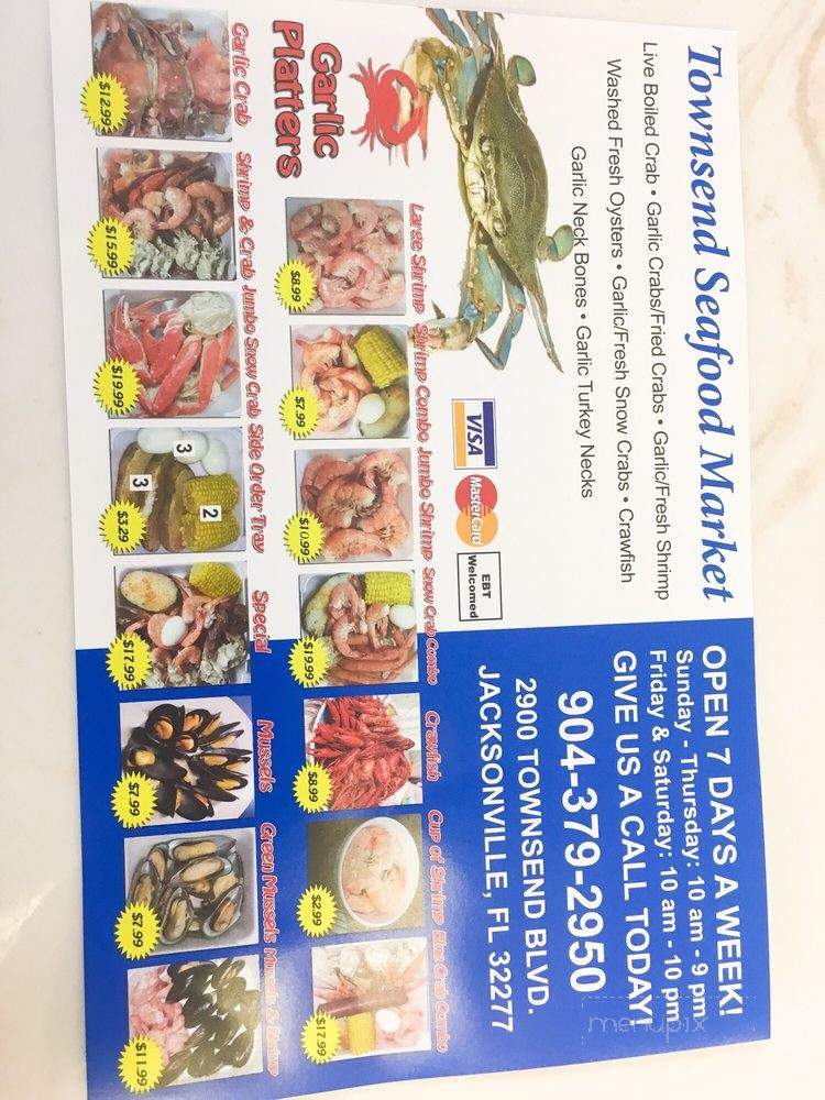 Townsend Seafood Market - Jacksonville, FL menu_pic