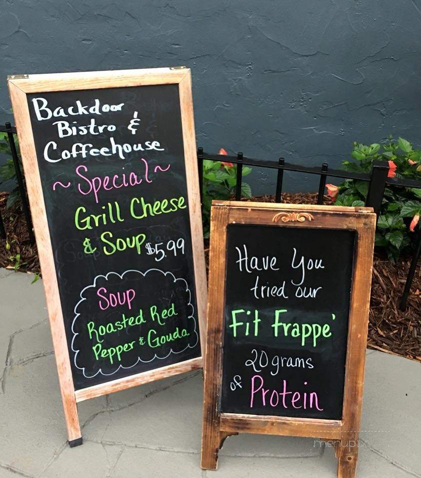 Backdoor Bistro And Coffeehouse - Perry, FL menu_pic