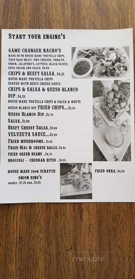 Cypress Mill Sports Bar & Grill - Perry, FL menu_pic