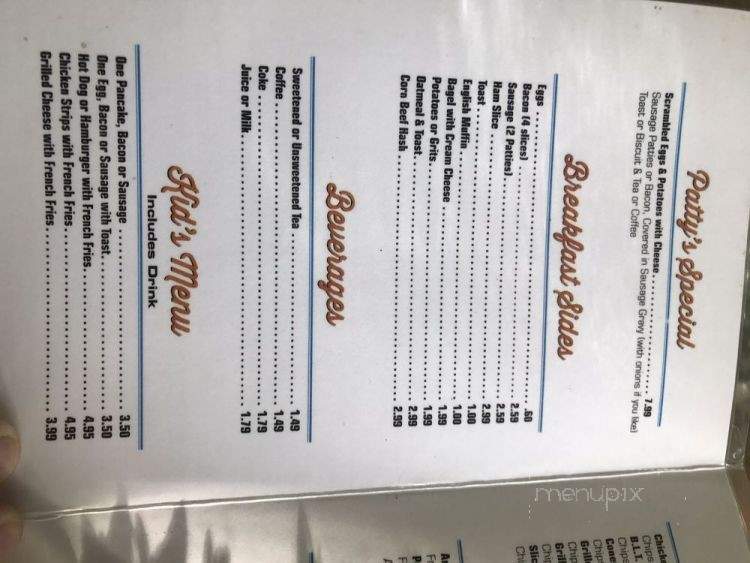 Bridge End Cafe - Steinhatchee, FL menu_pic