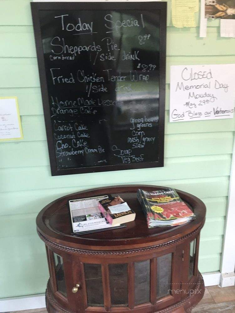 Bridge End Cafe - Steinhatchee, FL menu_pic