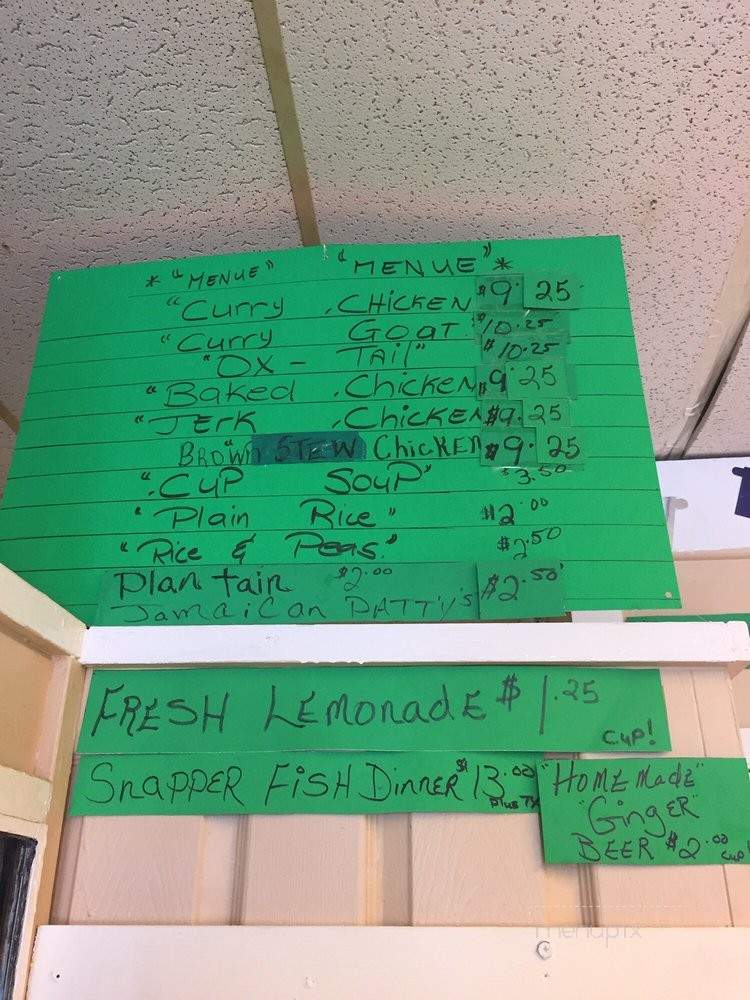 Jamaican Food Store & Cafe - Panama City, FL menu_pic