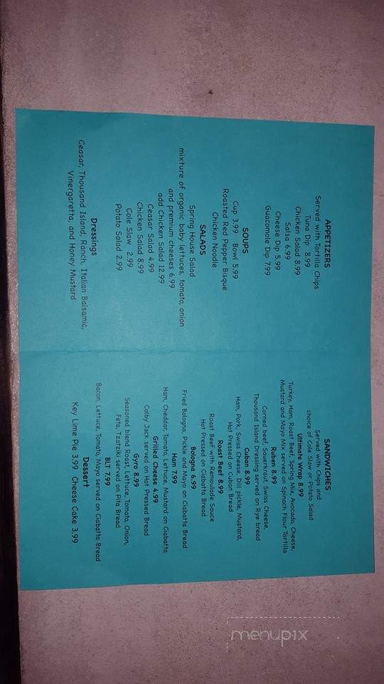 CG's Eatery - Panama City, FL menu_pic