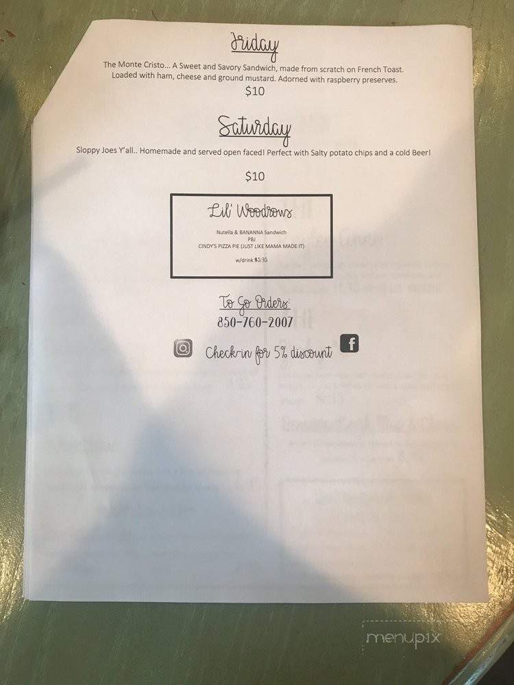 Twisted Arrow Clothing Company & Bistro - Pensacola, FL menu_pic