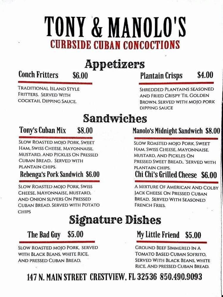 /30036151/Tony-and-Manolos-Curbside-Cuban-Concoctions-Crestview-FL - Crestview, FL