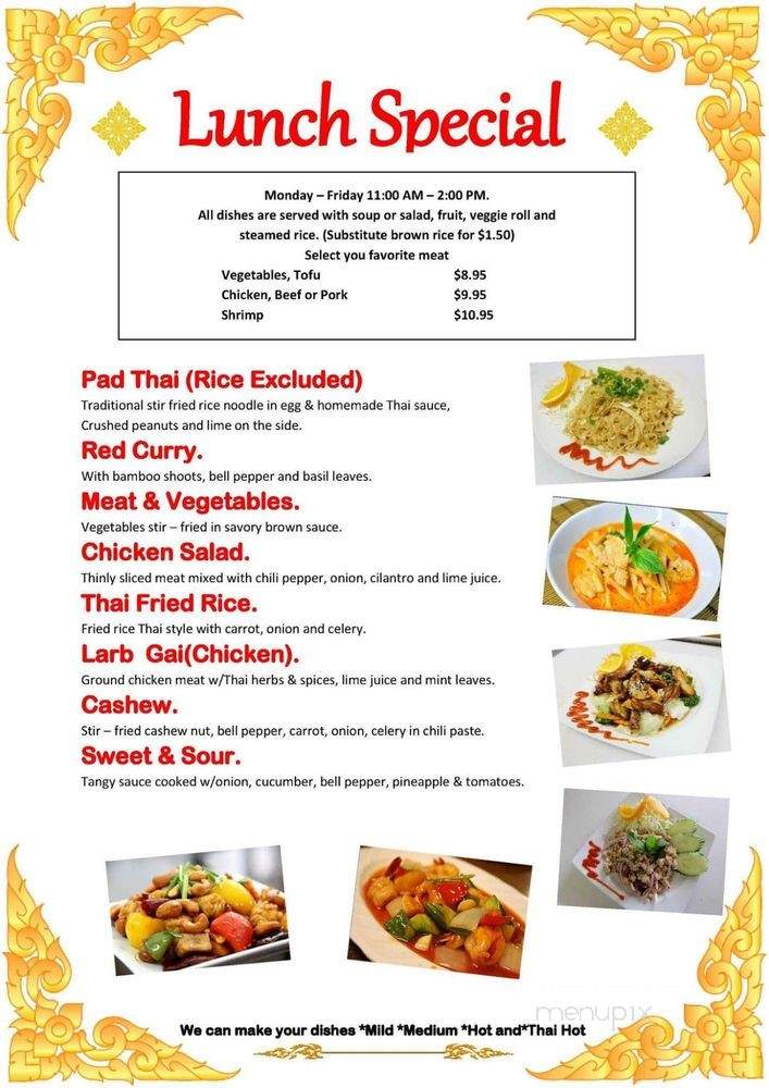 Thai 9 Cuisine - Destin, FL menu_pic