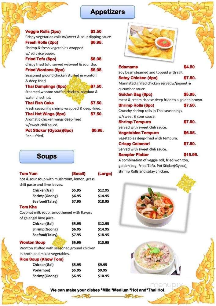 Thai 9 Cuisine - Destin, FL menu_pic
